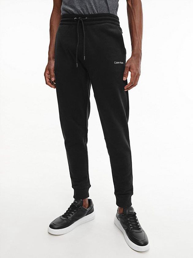 Calvin Klein USA Organic Cotton Mens Joggers Black 9641387-BF